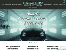 Tablet Screenshot of centralcoastfilter.com